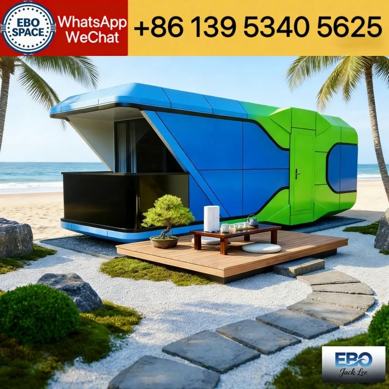 Modular Expandable Container House MMC Custom China Made 20ft 30ft 40ft Foldable Tiny House Waterproof Garden Cabin Use