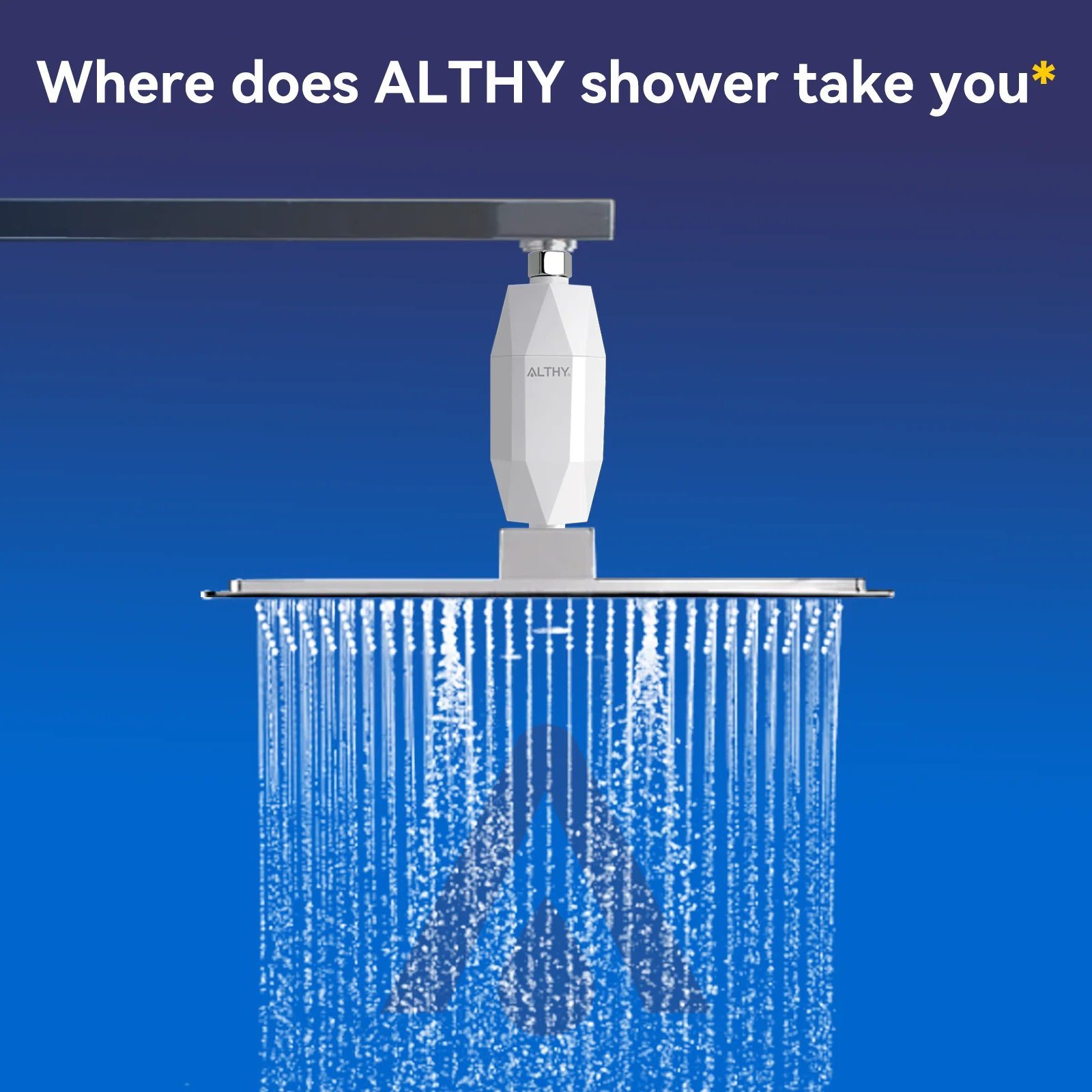 ALTHY Vitamin C Revitalizing Shower Water Filter - Reduces Chlorine Heavy Metal - Improves Dry Itchy Skin, Hair Dandruff, Eczema