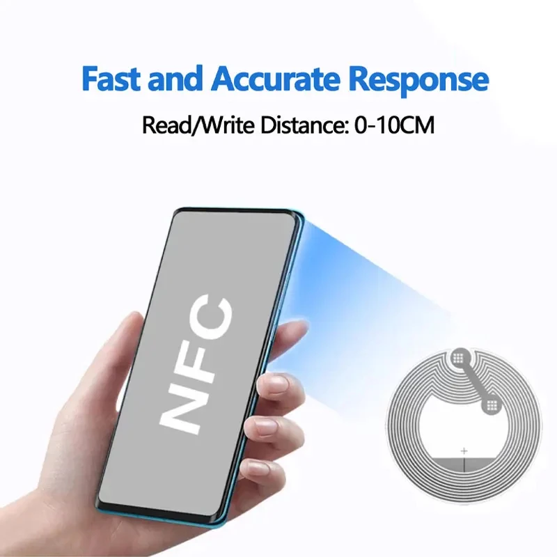 20 PCS Wet Inlay Sticker NFC Electronic Tag Chip NFC Sticker Personalized Music Wall Product Anti-Counterfeiting 215