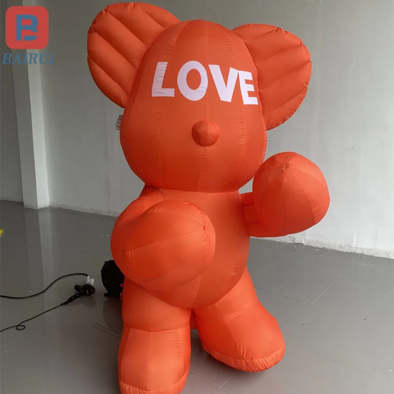 Modelo De Urso Inflável De Desenhos Animados Grande, Decoração De Playground, Adereços De Exposição, Pode Ser Tamanho Personalizado