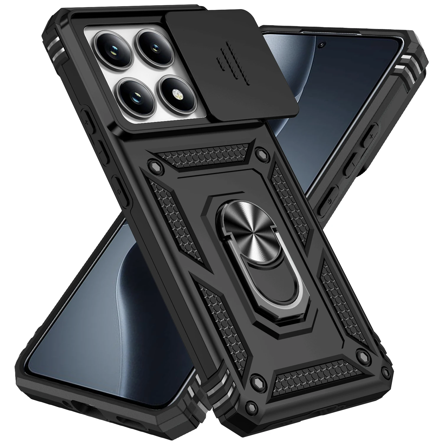 

Protection Case for Xiaomi 15T Pro Mi15t 5G 14T 13T 12T Pro Xiaomi15t Xiao Mi 15t Strong Bag slide camera protect phone cases