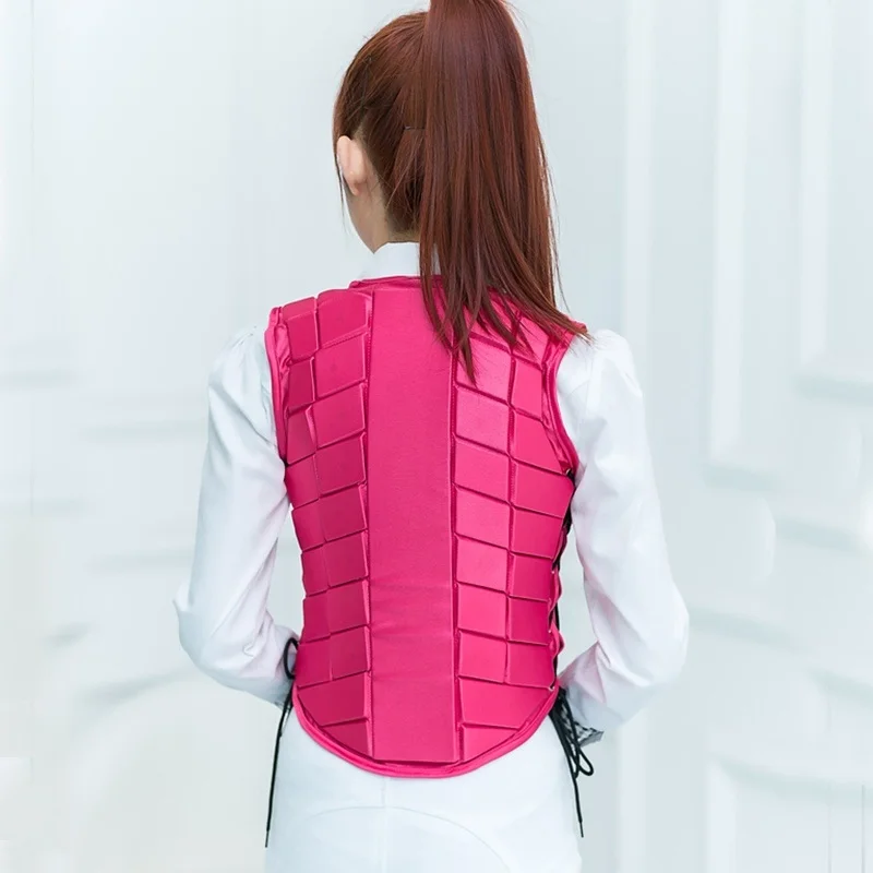 Horse Riding Vest Thickened Equestrian Protective Gear EVA Padded Waistcoat Safety Accessory Body Protective Sports