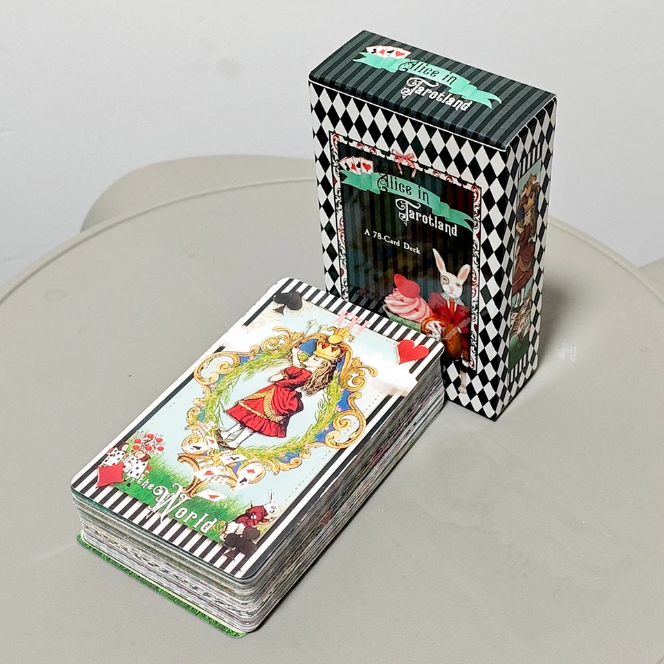 Alice in Tarotland: A Whimsical 78-Card Journey Down The Rabbit