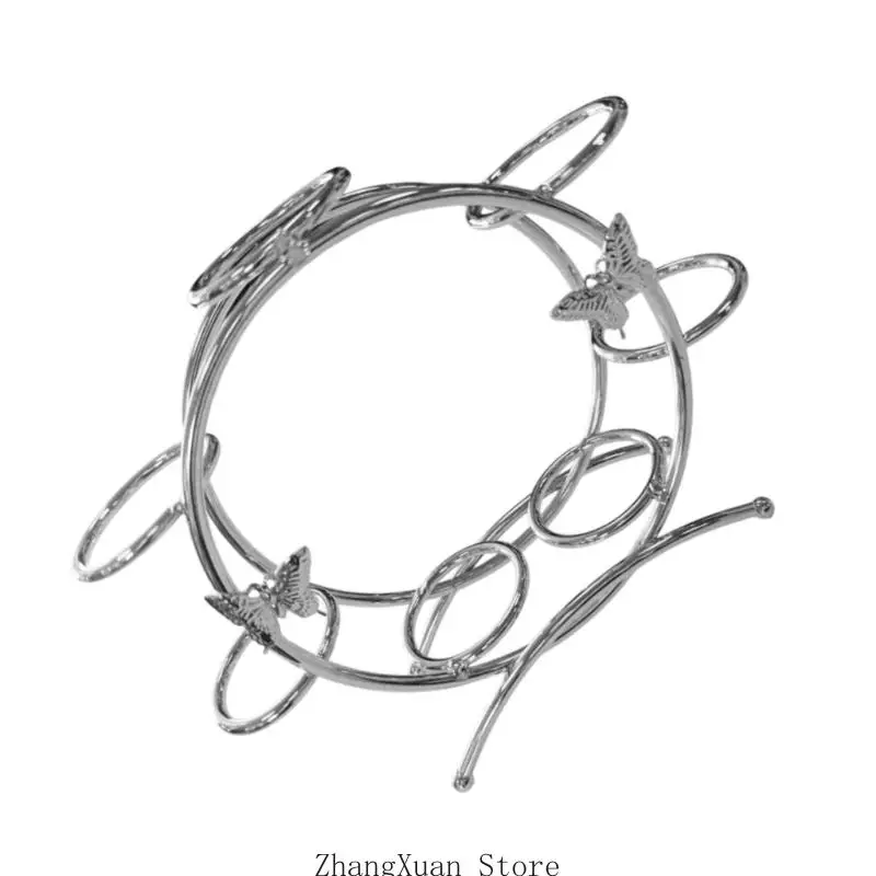 Metall-Präsentationsständer für Ornamenthalter und Regal-Styling-Nutzung 3XUF – Detail 9