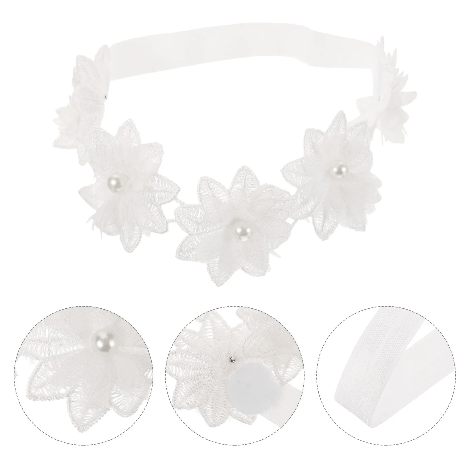 

Детские повязки на голову с цветочным принтом, кружевные повязки для новорожденных от 0 до 2 лет, очаровательный реквизит принцессы, аксессуары для вечеринок, кружевной бант для ребенка