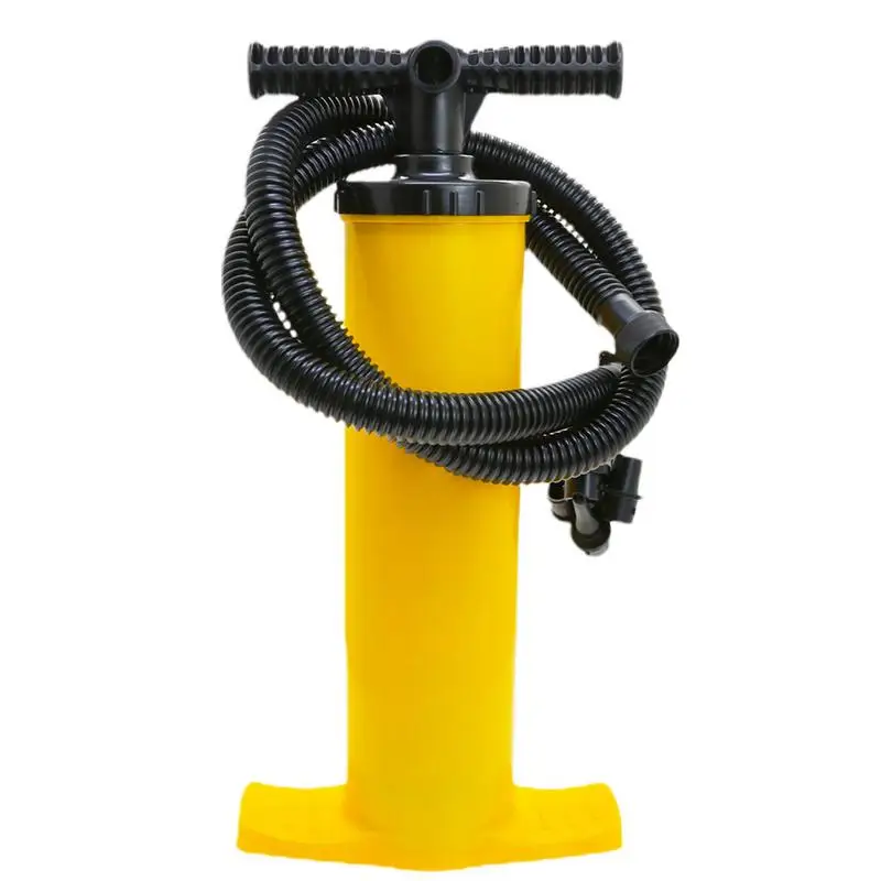 Inflatable Bed Pumps High-Pressure Manual Air Pump 4L Reusable Yellow Air Pump Wear-Resistant Hand Pump For Air Cushion Sofas