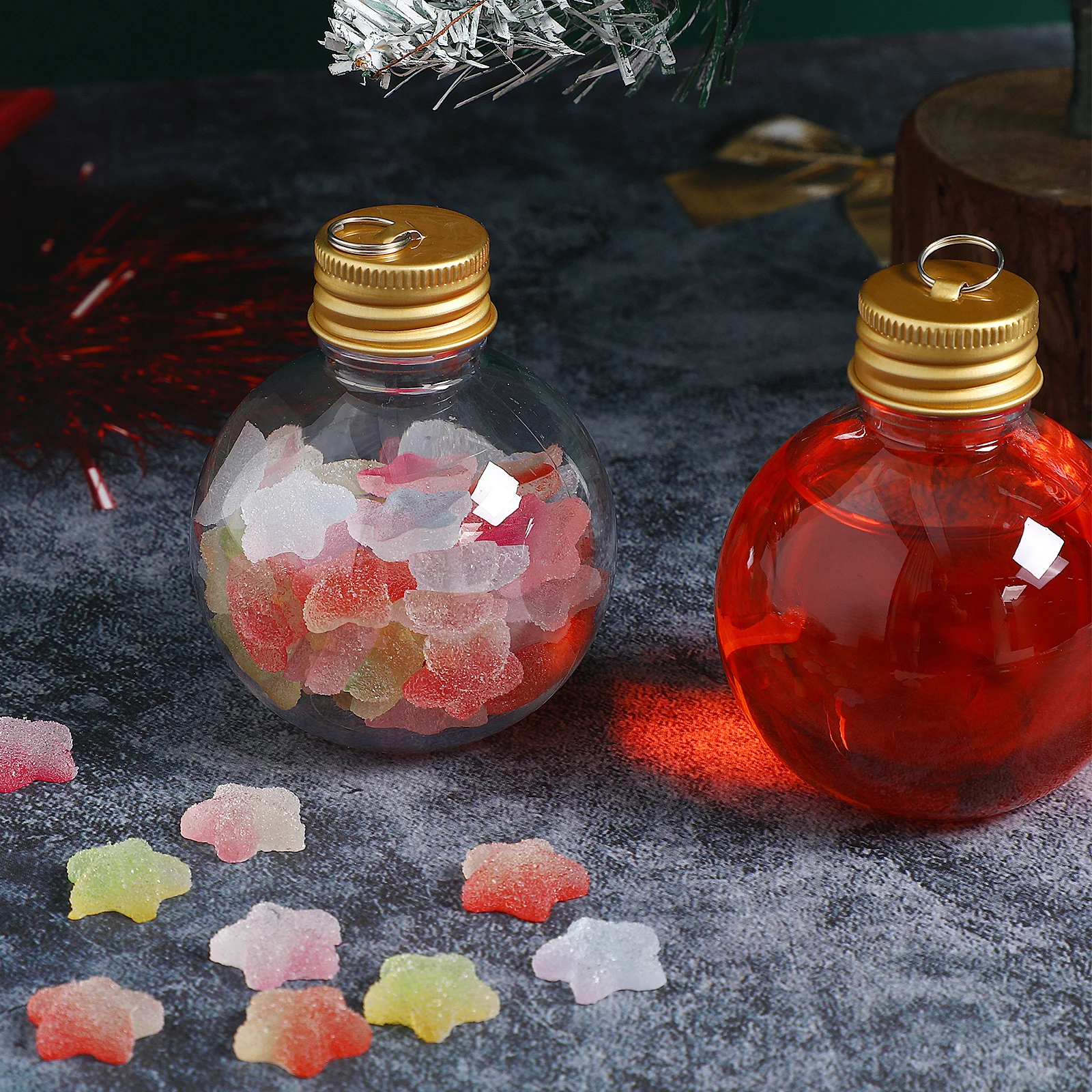 

10Pcs Convenient Clear Bottles Household Milk Bottles with Spill Proof Lid Design Transparent Bulb Shaped Bottle