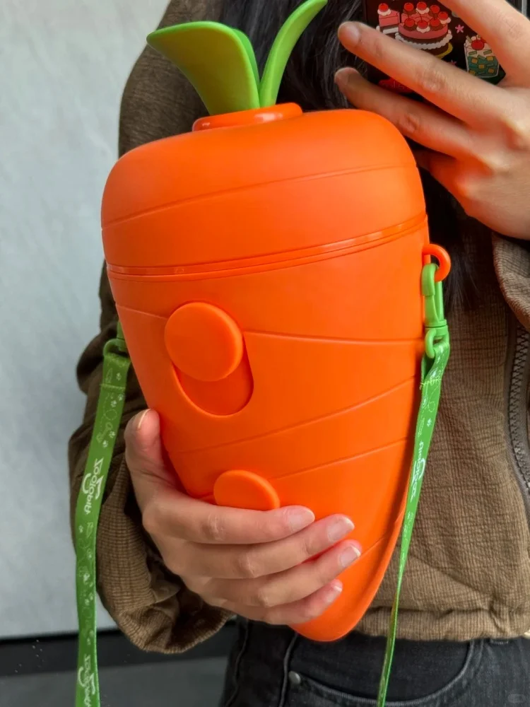 

Аутентичная чашка/ведро через плечо Zootopia в форме моркови Ника и Джуди — модная коллекционная модель