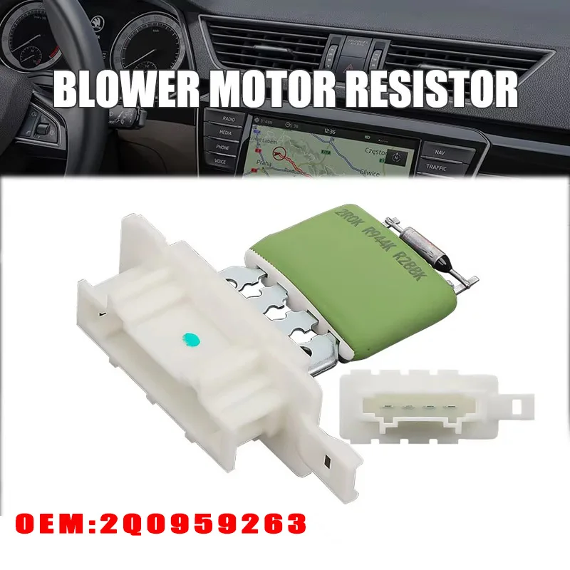 

2Q0959263 Heater Blower Motor Regulator Control Module For VW Polo 2017 2018 2019 2020 2021 2022 2023 Replacement Accessories