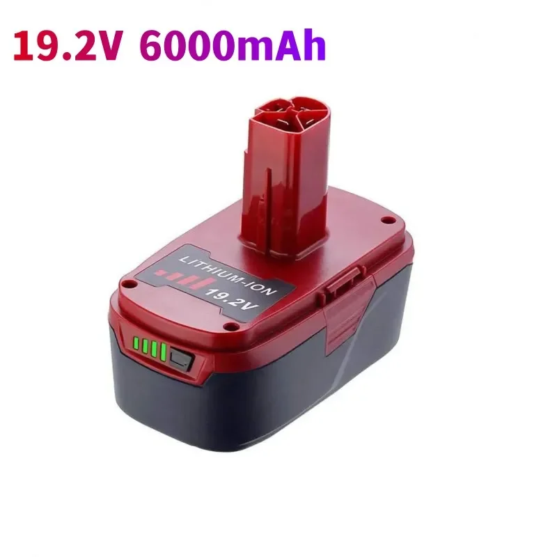 

1-2 Pack 6.0Ah 19.2V Lithium Ion Battery Replacement for Craftsmen 19.2Volt XCP Fleshed PP2011PP2030 130156001130279005