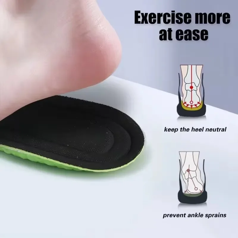 Deodorant Sport Shoes Insole Comfortable Plantar Fasciitis Insoles for Feet Man Women Orthopedic Shoe Sole Running Accessories