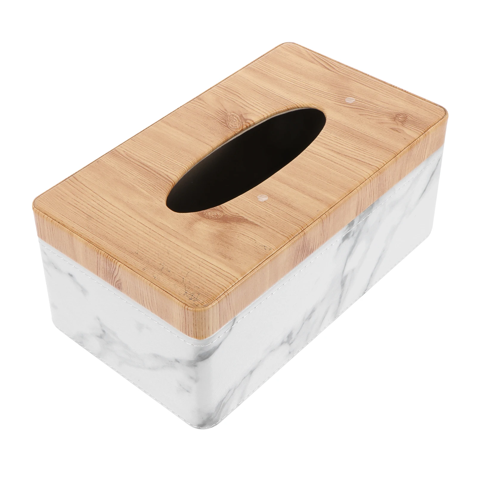 

Marble Pattern Tissue Box Home Decor Napkin Case Paper Container Storage Living Room Table Accessories Household ganizer