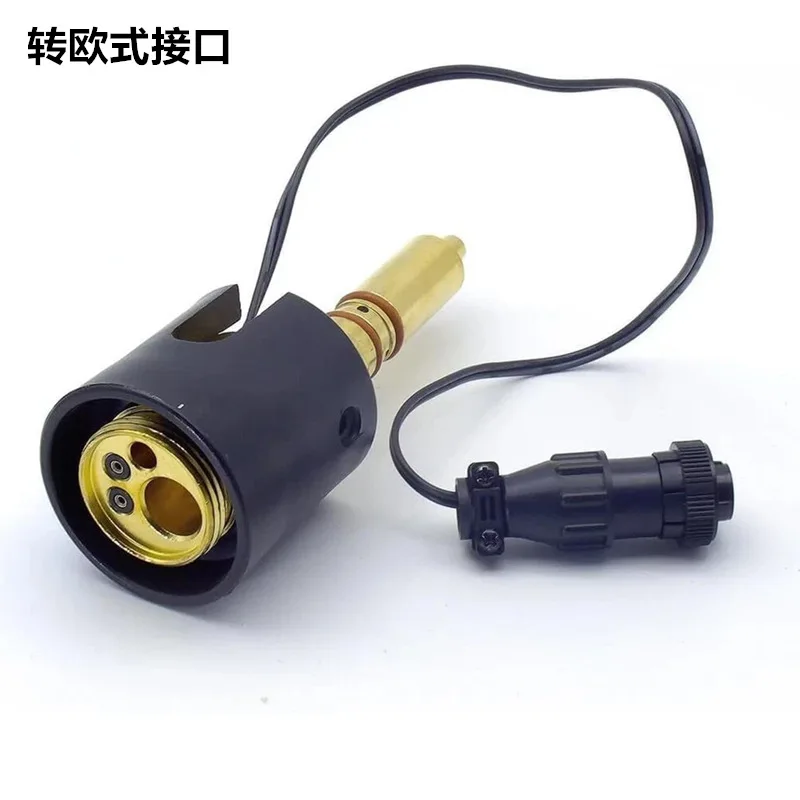

MIG Welding Torch Adapter Panasonic To European Connector Wire Feeder Panel Socket CO2 Euro Connector 1PCS