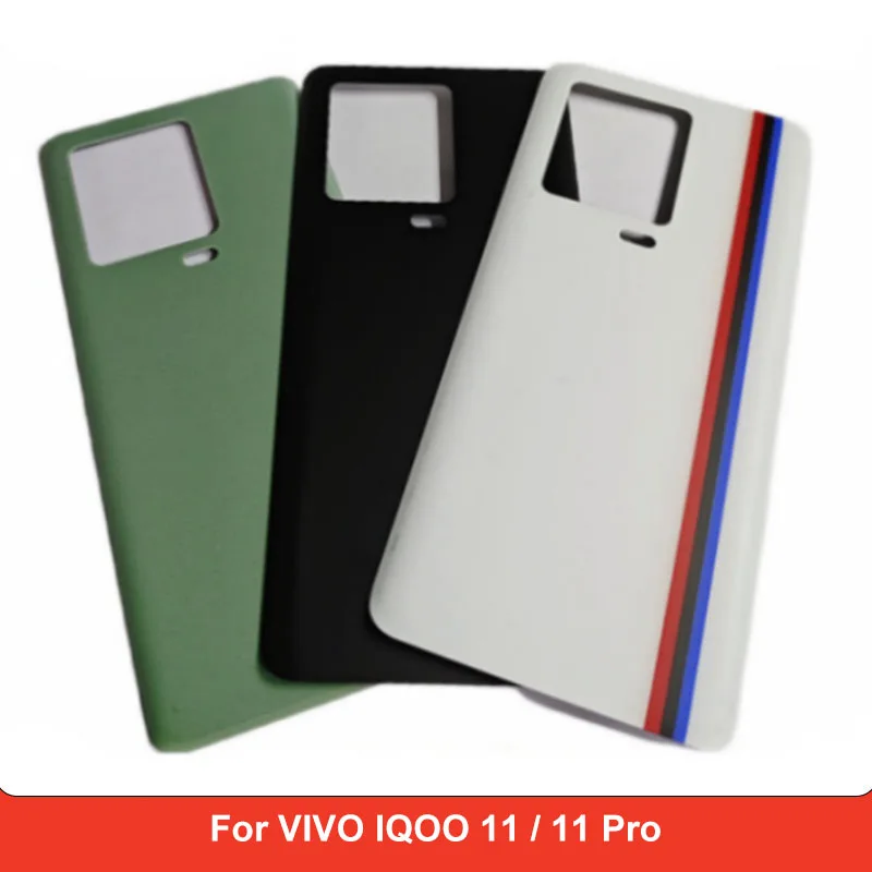 2 PCS Battery Back Cover for VIVO IQOO 11 back cover for VIVO IQOO 11 Pro Repair Replacement Part