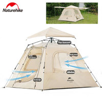 Naturehike Automatic Tent Quick Open Travel 210T Waterproof Camping Tent UV Protection UPF50+ Outdoor 2-3 People Awning Tent