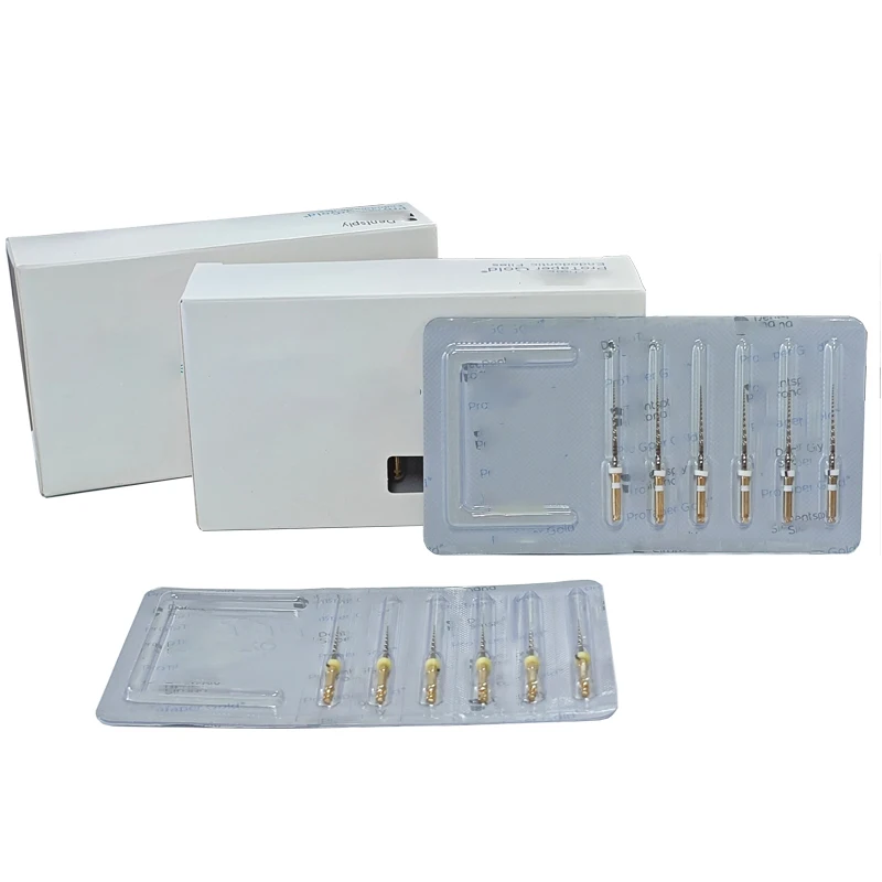 1Pack Pro Taper Gouden Bestanden Wortelkanaalbehandeling Tandheelkundige Roterende Bestand 6 stks/pk Diverse Endodontische Bestand 21mm 25mm 31mm