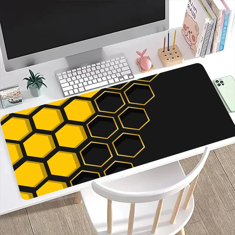 Hexagonal diamond shape XXL Lock Edge Mouse pad Large Game Mousepad Keyboard Mats Mouse Mat Beast Desk Pad For Gift Mouse Pads