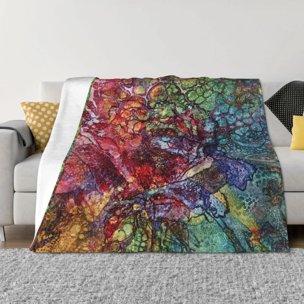 

Summer Wine 8 Throw Blanket Retros Flannel Fabric Soft Beds Luxury Blankets