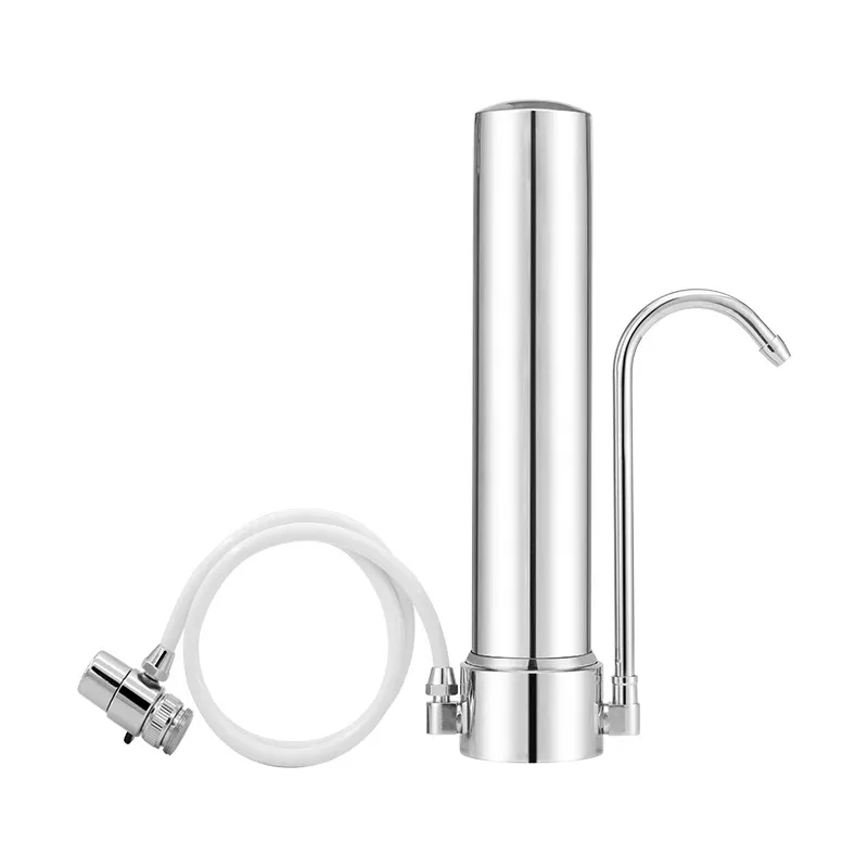 

One piece directly from the manufacturer, stainless steel desktop faucet water purifier filter, ceramic water purifier