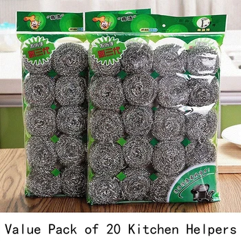 5/10/20 stücke Edelstahl-Reinigungs kugel bürsten Haushalts reinigungs werkzeug Reinigungs bälle Küchen utensilien hochwertige Werkzeuge