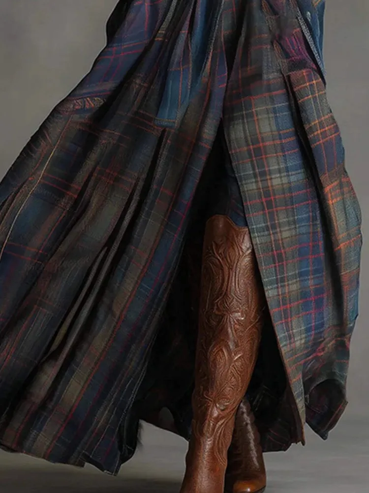 2025 outono inverno manga longa elegante longo maxi vestido roupas femininas casual festa trabalho noite moda a linha vestidos