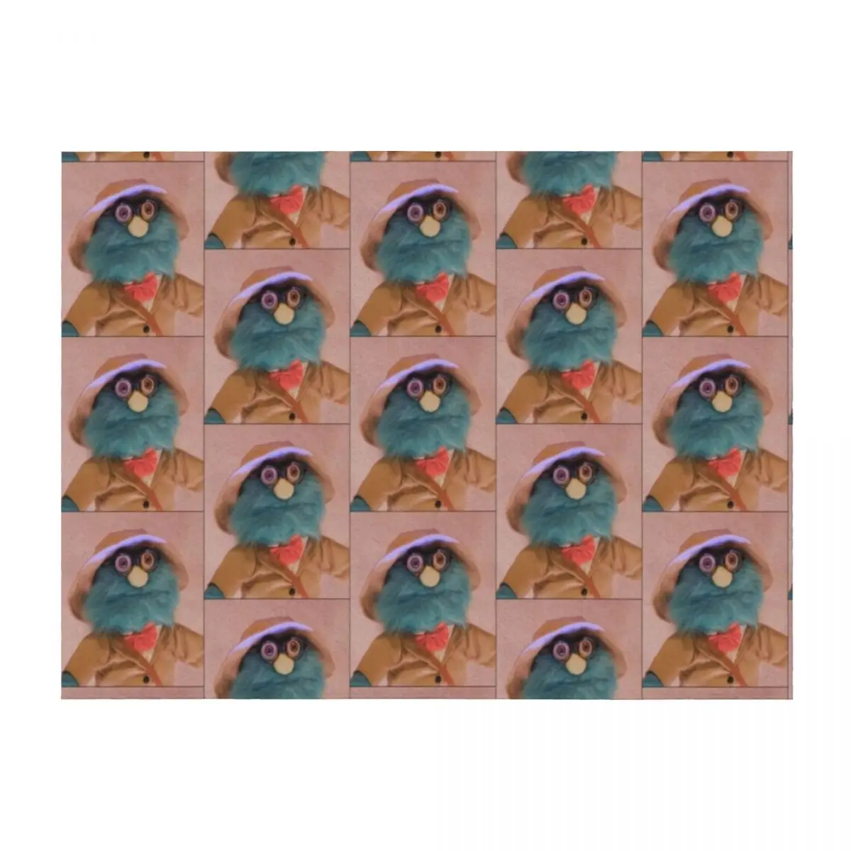 

Puppet History Puppet His Throw Blanket Retros warm for winter For Decorative Sofa bed plaid Blankets