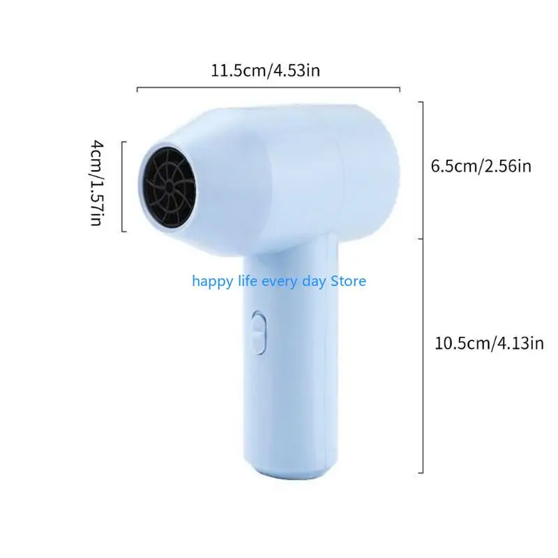 T8UC 공기 송풍기 12V 브러시리스 모터 송풍기 팬 1500mAh 재충전 20000RPM 빠르게