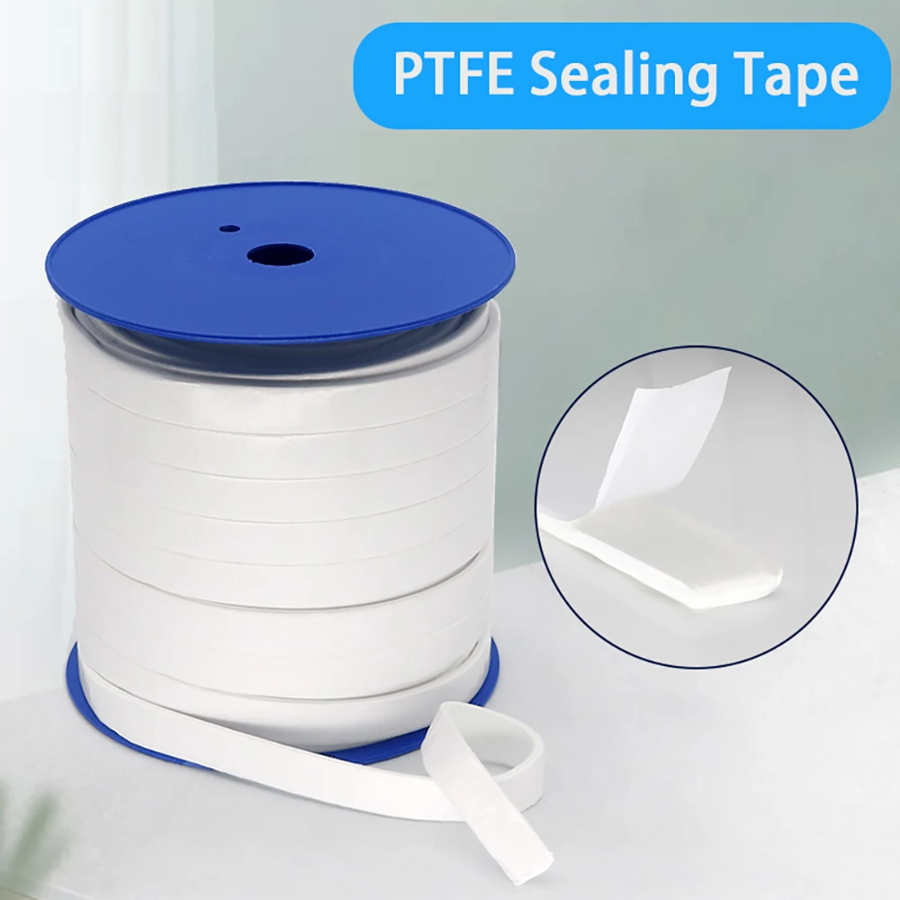 1Meter PTFE Sponge Sealing Tape Sealing Tape Expanded PTFE Joint Sealant E-PTFE Strip Elastic Ring PTFE Sponge Strip