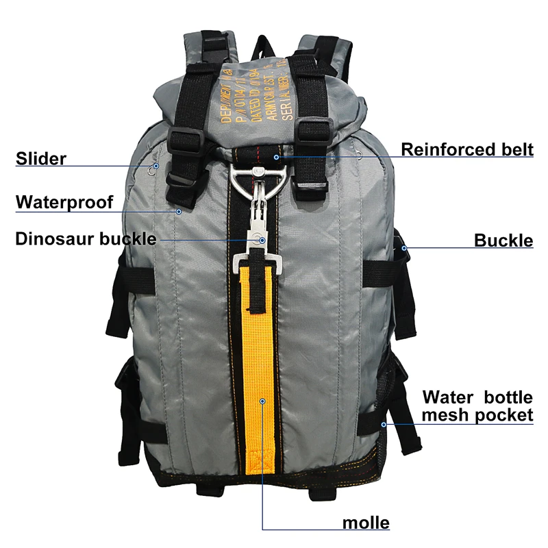 Lightweight Hiking Bags Climbing Travel Backpacks Nylon Waterproof Backpacks Outdoor Sport School Bag for Men and Women