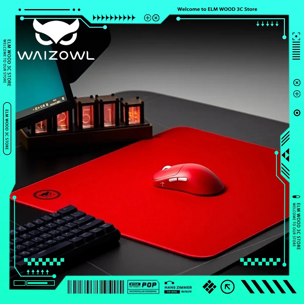 

Большой нескользящий коврик для мыши WAIZOWL OGM Pro, дополнительный аксессуар для компьютерных игр