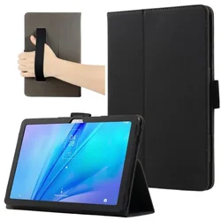 PU Leather Folding Stand Funda For Blackview Tab 80 2023 Case Tab80 10.1 inch Tablet Magnetic Cover with Hand Strap