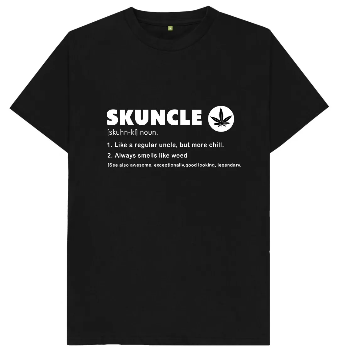 Skunkle Like A Regular Uncle But Much Cooler Uncle Git Funny T Shirt