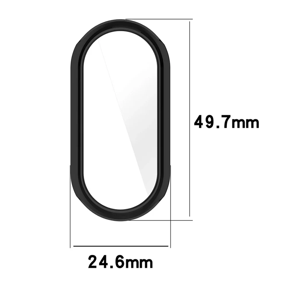 Custodia protettiva in TPU per Xiaomi Mi Band 9 Full Screen Protector Frame paraurti Shell Cover per Xiaomi band 9 accessori per orologi