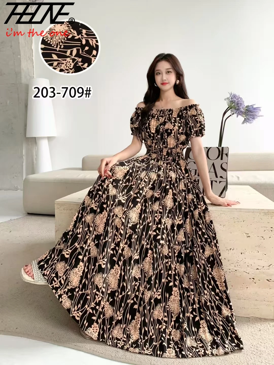 Vestido de verano para mujer, suelto, estilo coreano, bohemio