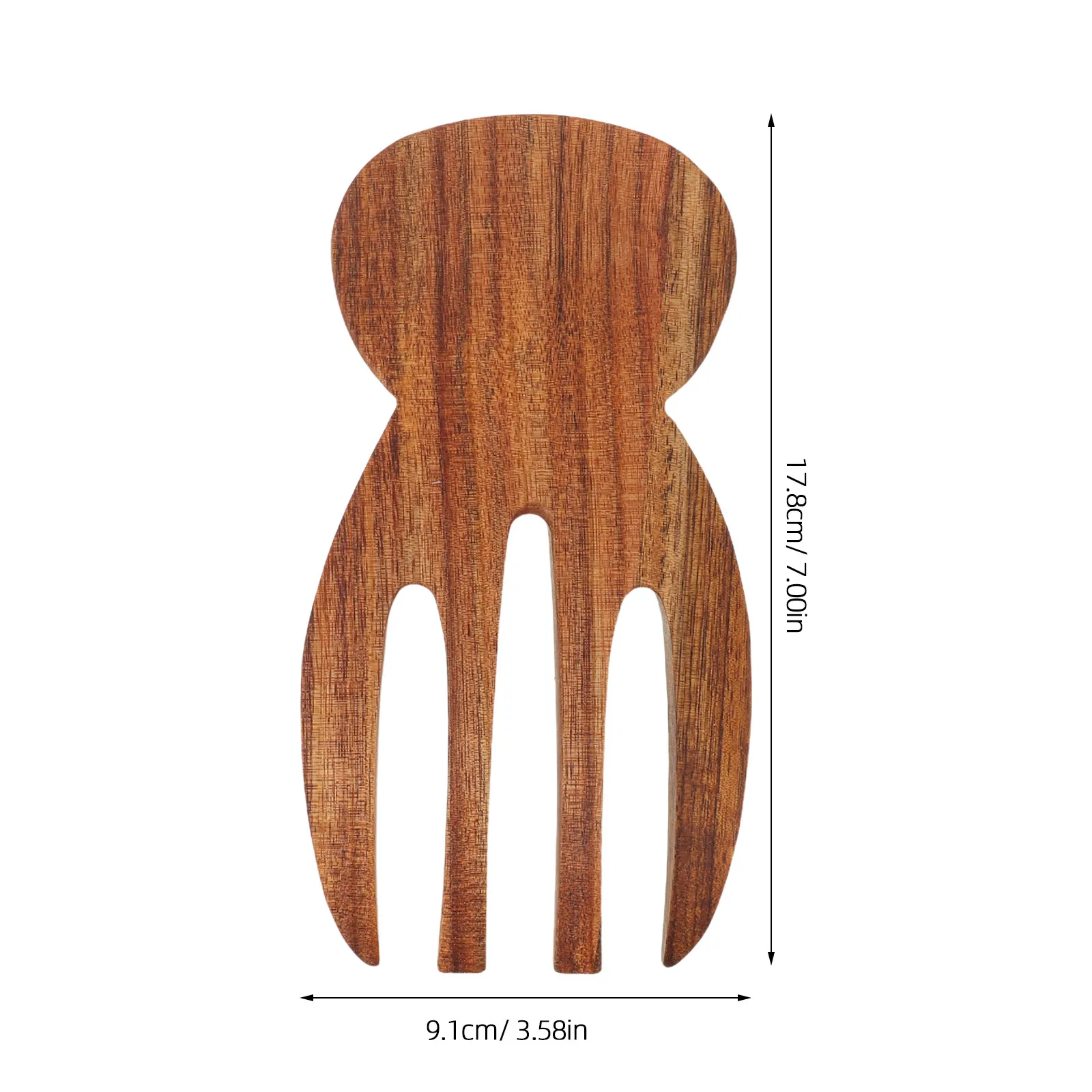 2Pcs Wood Salad Hands Premium Quality Salad Tossing Forks and Spoons for Mixing Serving Kitchen Use Pasta Servers