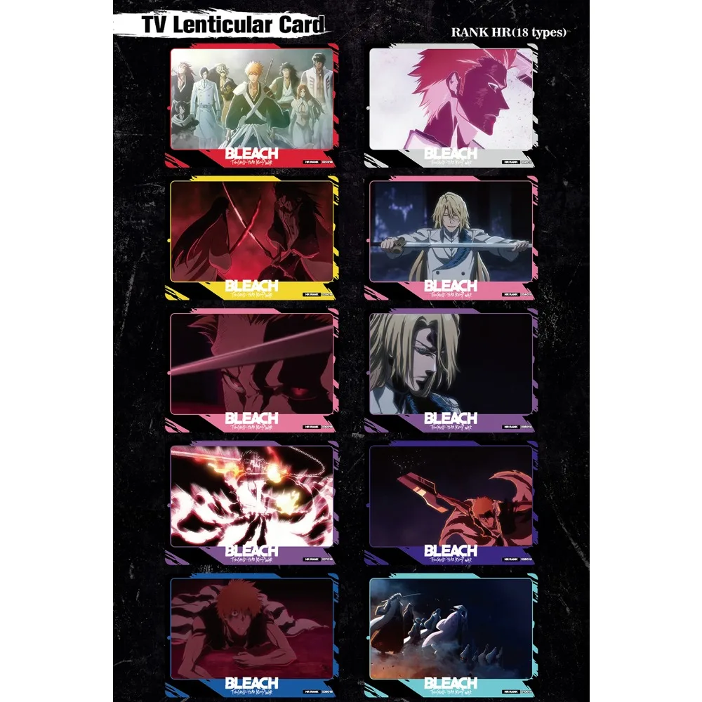 Bleach Collection Card Fantasy Passion Adventure Battle Anime High Quality Peripheral Friends Gathering Share Cards Table Toys