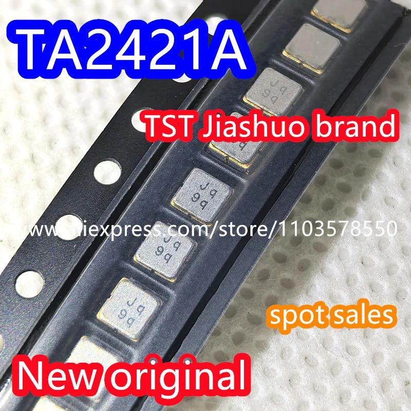 10PCS TA2421A code JQ brand new original 558MHz packaged SMD SAW filter in stock