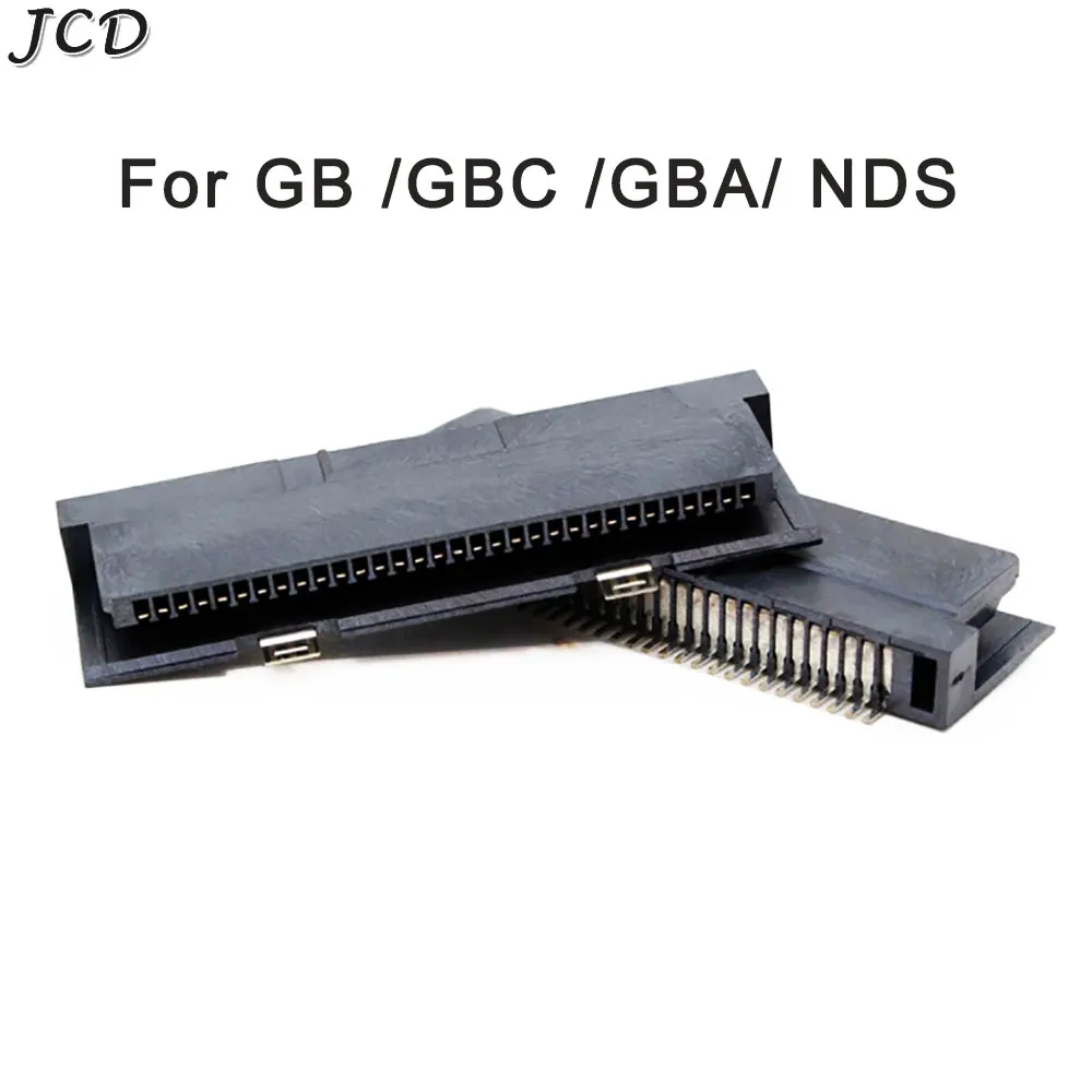 JCD 1Piece For GameBoy GB GBA GBC NDS Game Console 32 Pin Cartridge Slot Card Reader Connector  Replacement Repair Part ﻿