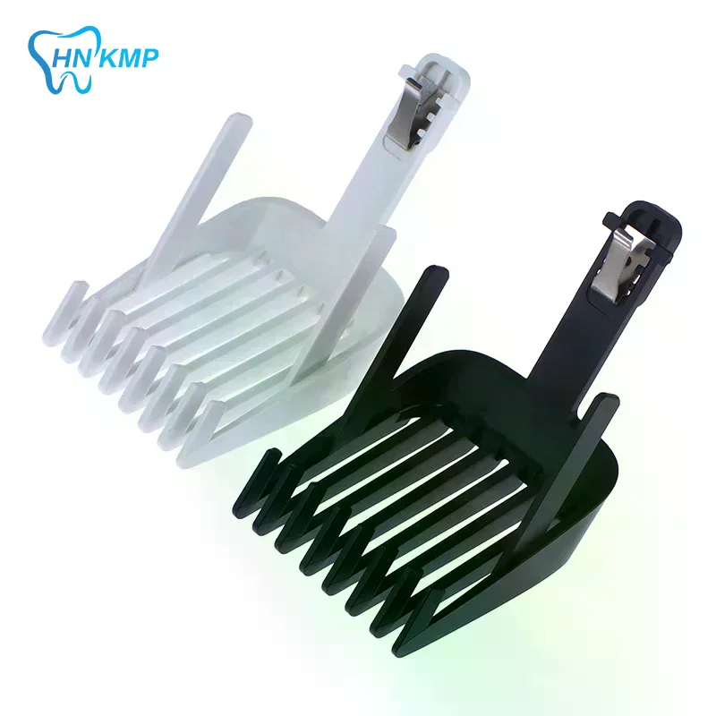 Adjustable comb, hair clip or sharp hair clipper accessory positioning limit comb