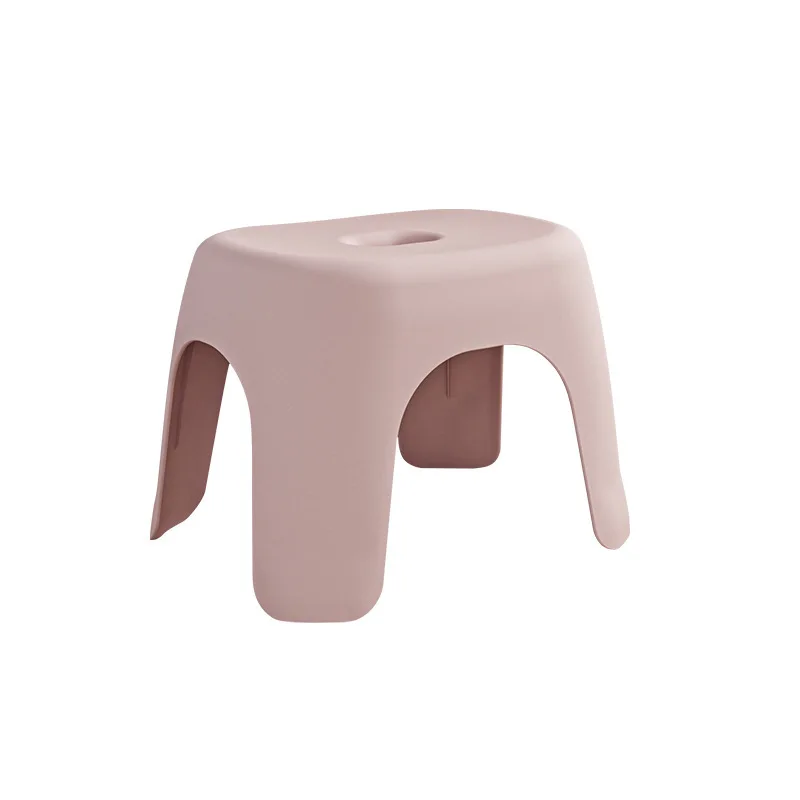 

Small Stool Short Household Plastic Thickened Living Room Bench Chair Children's Bathroom Bath Bathroom Shoe Change Low Stool