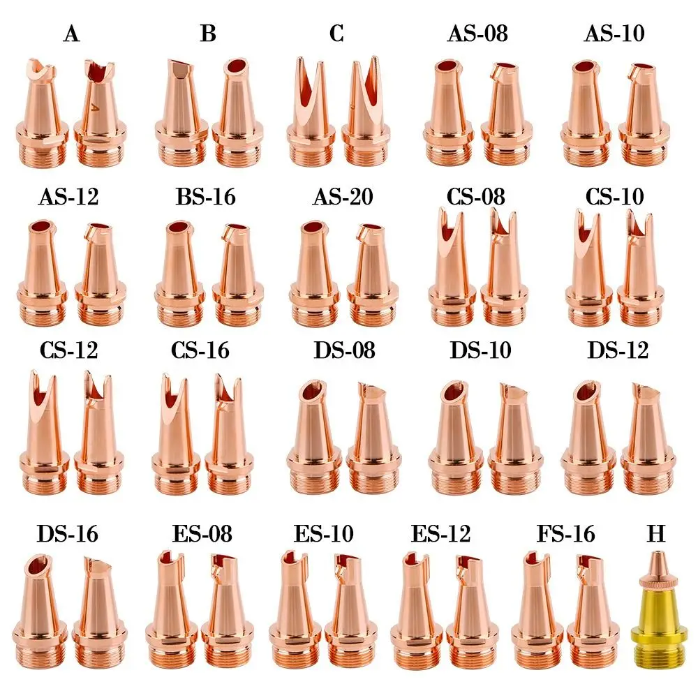M16 CQWY Laser Welding Nozzle Red Copper Thickened Welding Torch Handheld Laser Nozzle for WEIYE Head Parts Welding Accessories