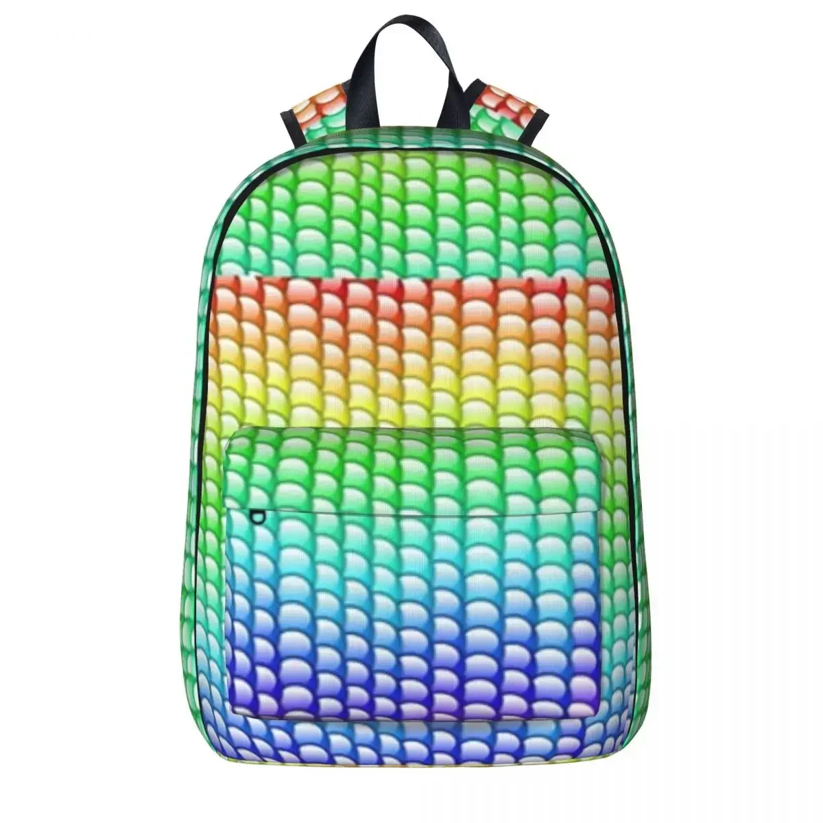 

Rainbow Pride Pearl Pattern Woman Backpacks Boys Girls Bookbag Waterproof Children School Bags Portability Laptop Rucksack