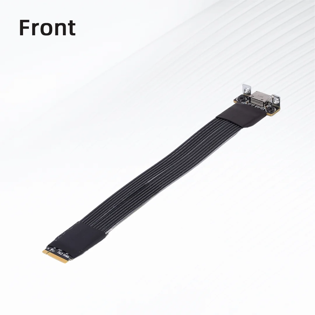 ADT-Link OCuLink to PCI-E X16 M.2 SFF-8612 & SFF-8611 Graphics Card GPU Dock PCIe 5.0 X4 128Gbps eGPU ATX Power Bracket