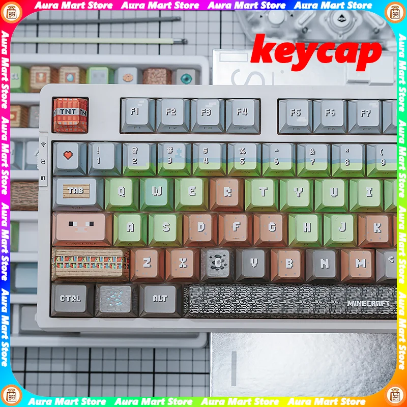 

Набор светопропускающих тематических кейкапов PBT с сублимационной печатью, профиль Cherry, для механических клавиатур, аксессуары, индивидуальный дизайн