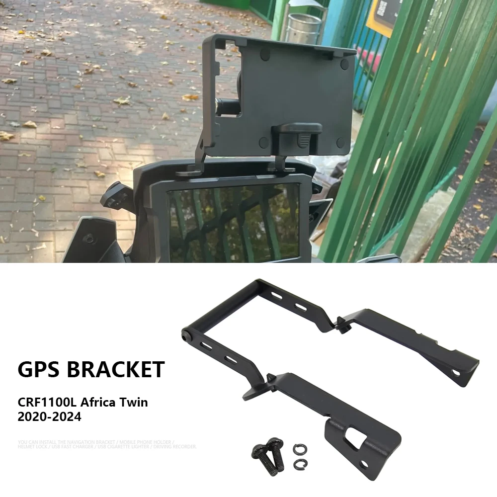 

NEW For HONDA CRF1100L Africa Twin CRF 1100 L 2020-2024 Motorcycle Accessories Bracket GPS Board Bracket Mobile Phone Holder USB