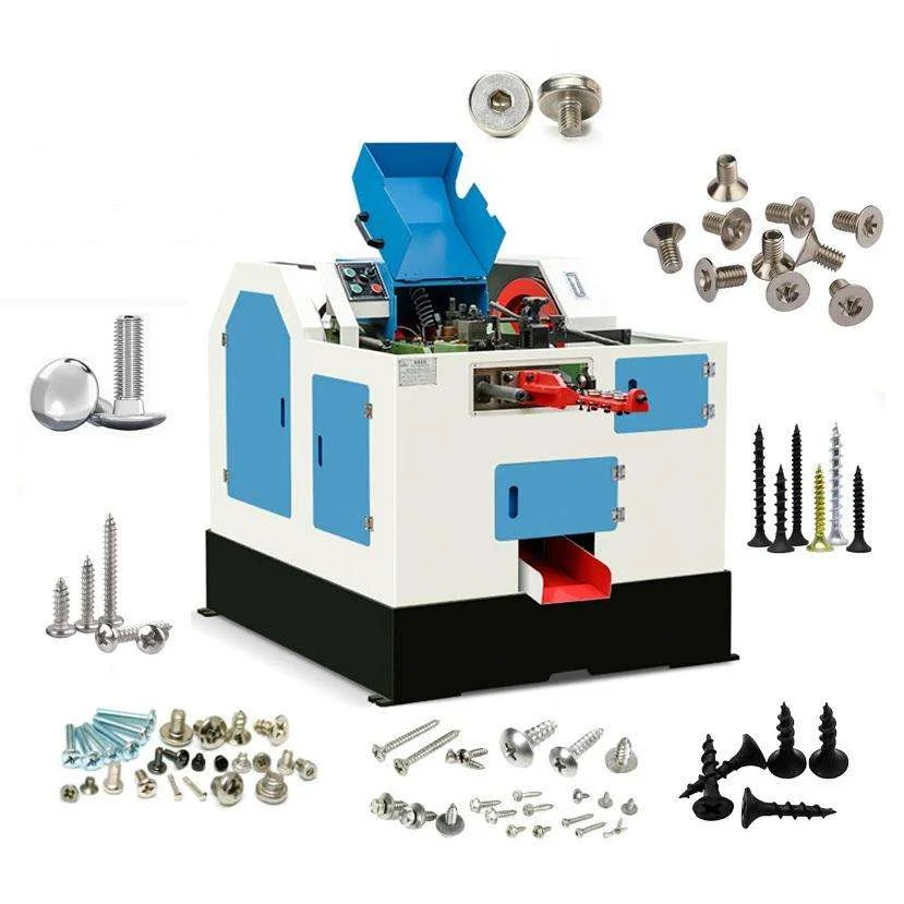 High Speed Automatic 3-Die 3-Blow Cold Heading Machine 380V 2.2kW Anhui Origin for Screw Production Line