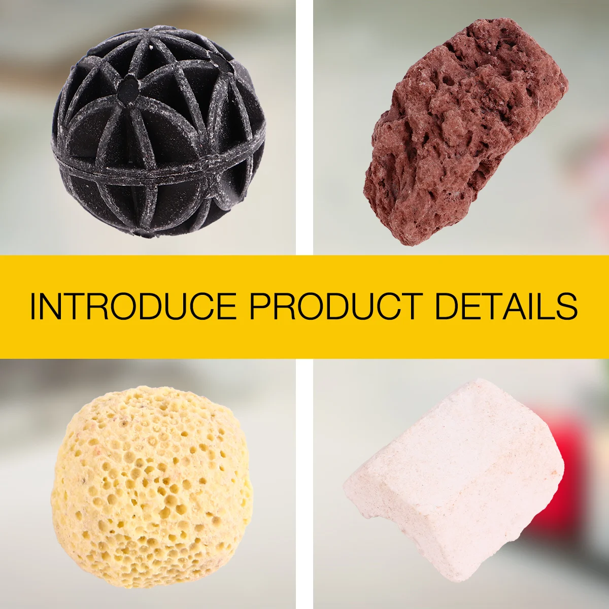 

500G Aquarium Filter Media Bio Balls High Porosity Filtration Material For Freshwater Saltwater Tanks Fish Tank Filter Pond