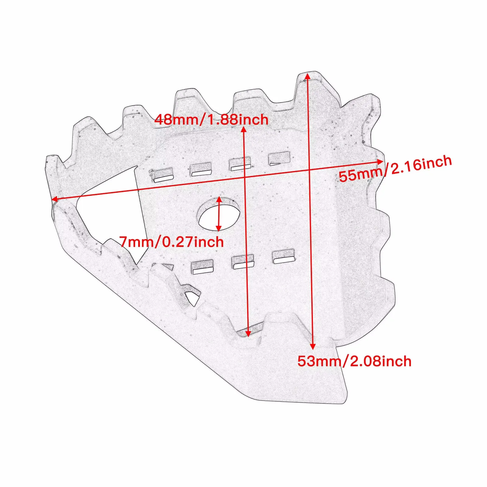 Foot Brake Lever Pedal For Yamaha Tenere 700 XT700Z 2019 2020 2021 Extension Plate Motorcycle Accessories