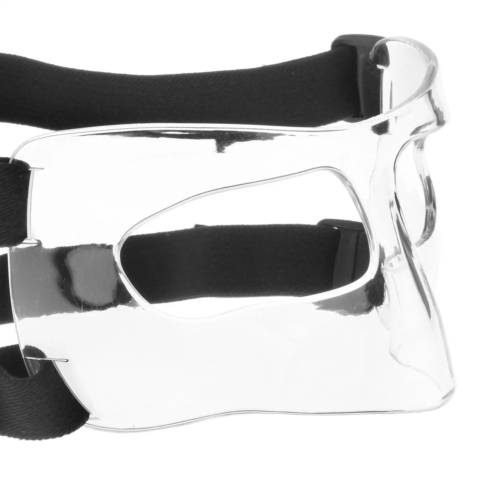 

Sports Nasal Protector Face Shield Adjustable Clear Mask for Broken Nose Injury Protection in Basketball Soccer Wrestling