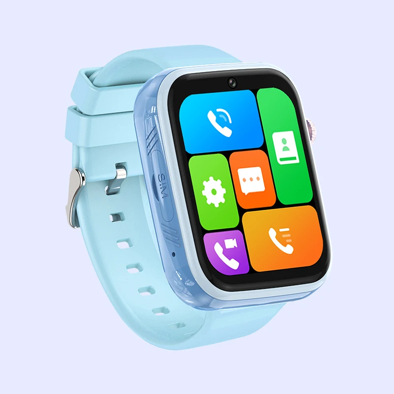 Smart 4G Kids Gps Wifi Trace Locatie Sim Card Telefoon Horloge Met Camera, Voice Video Sos Calls Whatsapp Ideaal Voor Kind Studenten